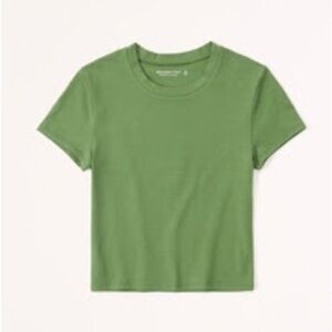 Abercrombie & Fitch Green Baby Tee